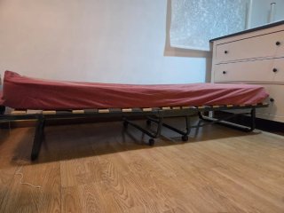 Cama turca veraflex, plegable con ruedas