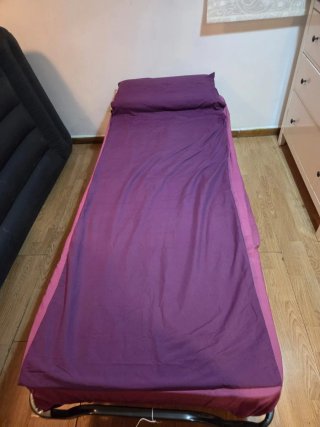 Cama turca veraflex, plegable con ruedas