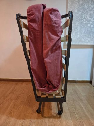 Cama turca veraflex, plegable con ruedas