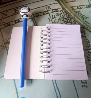 Libreta espiral astronauta patinador