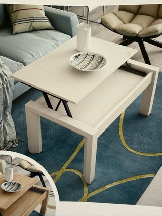 Mesa de centro elevable 110x60