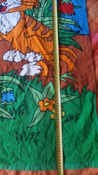 Telo mare con disegno gattino