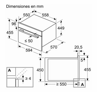 Horno compacto + Microondas Balay 3CW5179B2 blanco