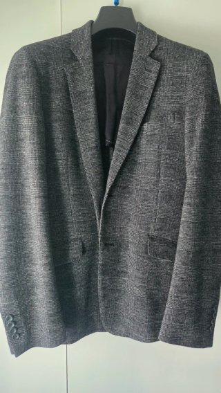 Chaqueta americana gris