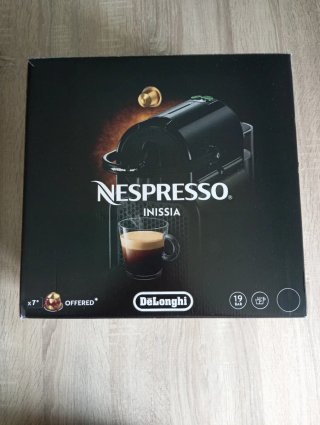 Macchina da caffè Nespresso DeLonghi Inissia nera