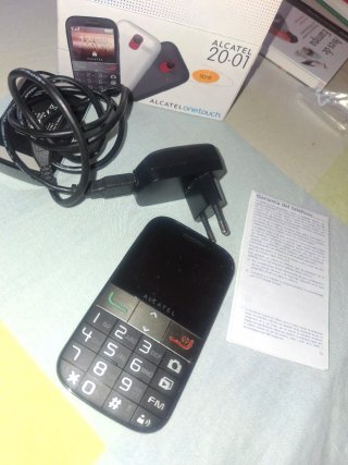 Teléfono Alcatel 20.01 Libre Negro/Gris