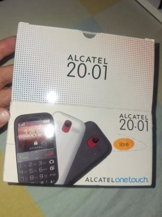 Teléfono Alcatel 20.01 Libre Negro/Gris