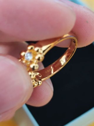 Anillo Oro con Circonitas