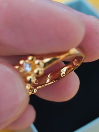 Anillo Oro con Circonitas