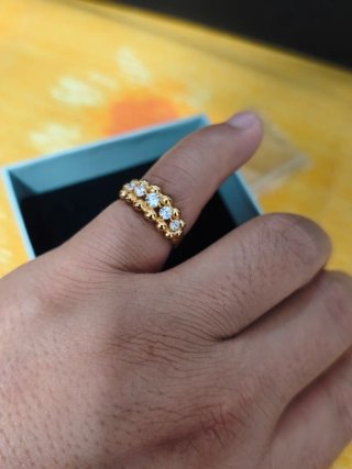 Anillo Oro con Circonitas