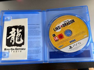 Yakuza Like a Dragon PS5
