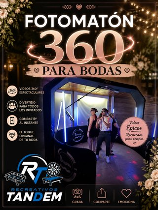 Alquiler Fotomatón 360 para Eventos
