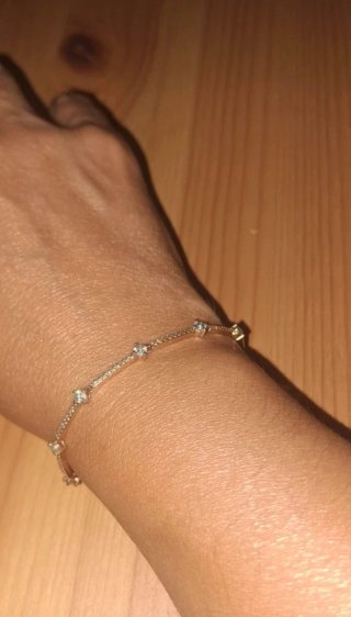 Pulsera Pandora rosa y Circonitas