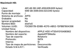MacBook Pro 13 Plata + Cargador Original
