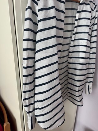 Camisa Zara Rayas Talla L