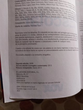 Diccionario Lengua Española Secundaria