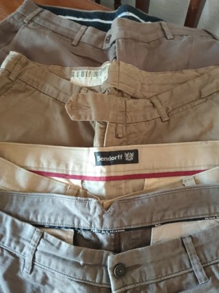 4 Pantalones de vestir hombre