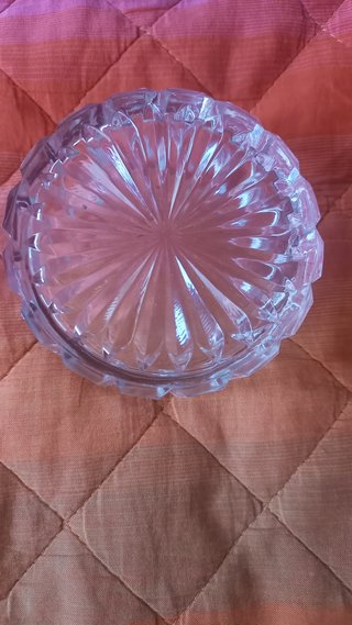 Formaggiera Vetro Coperchio Metallo
