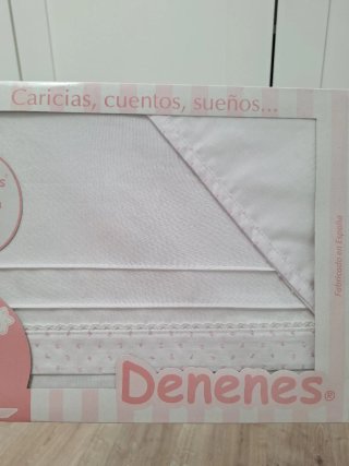 Juego Sábanas Minicuna Denenes 50x80 Algodón