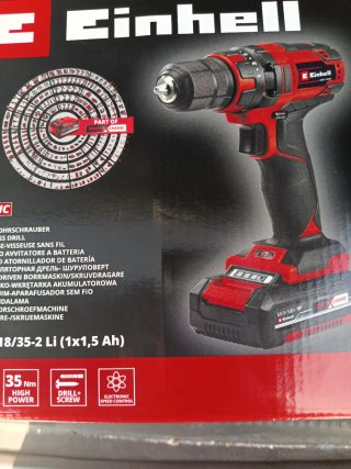 Taladro Atornillador Einhell 18V, Alquiler