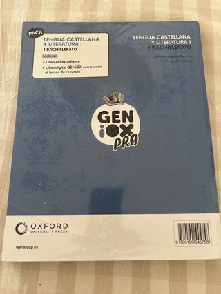 Lengua castellana y literatura I. Libro del est...