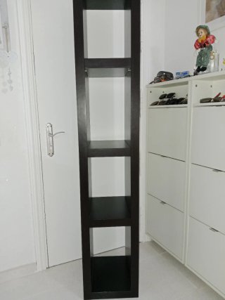 Estantería Librería Negra Ikea Madera Lack