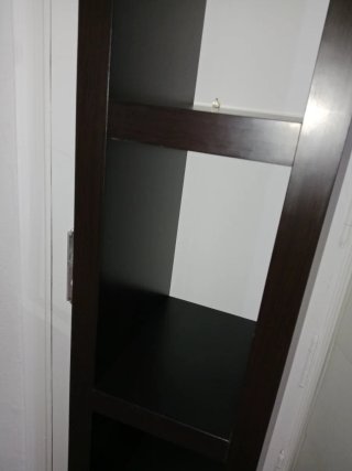 Estantería Librería Negra Ikea Madera Lack