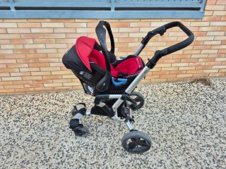 Trío Concord Neo Rojo - Silla + Capazo + Maxicosi