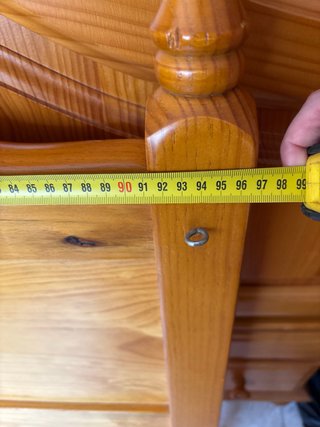 Cabecero de madera rústico