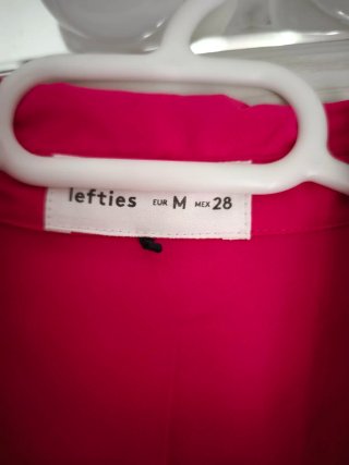 Vestido camisero rosa