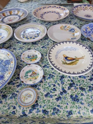 Lote de 10 Platos Artesanales Cerámica