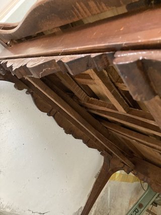 Mesa comedor vintage madera restaurada