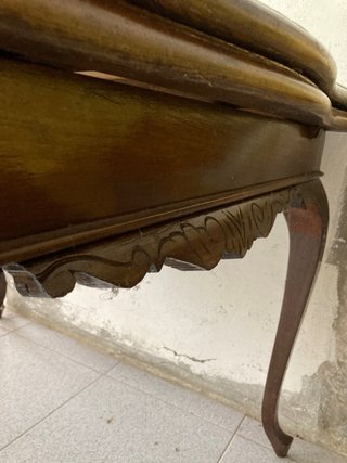 Mesa comedor vintage madera restaurada