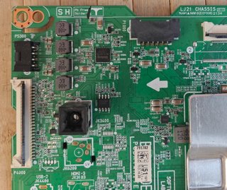 Placas LG TV, extraídas de TV con display roto