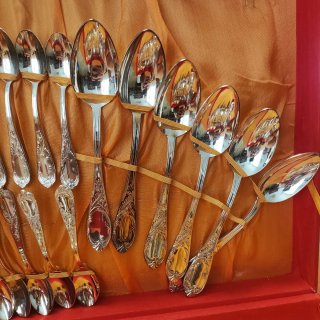 Set di posate Alpaca Argento 51 Pezzi