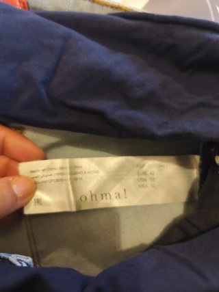Pantalón premamá vaquero desgastado