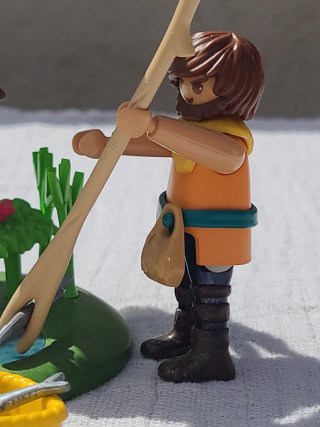 Lote 45. Playmobil Pescador en charca