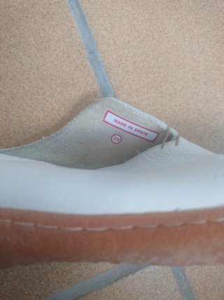 Zapatos Camper Piel Blancos Talla 35