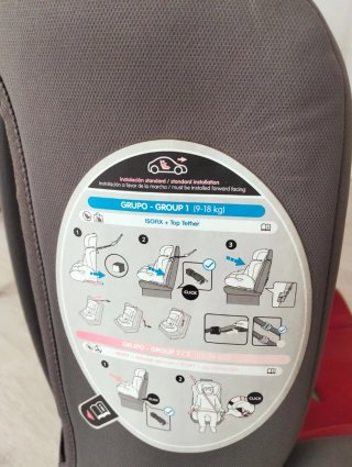 Silla Coche Bebé ISOFIX Vivitta Roja
