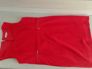 Vestido Calvin Klein Mujer Talla L Rojo