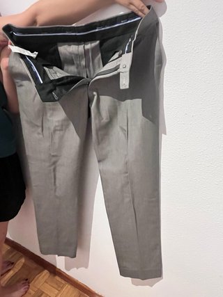 Traje de hombre gris talla L