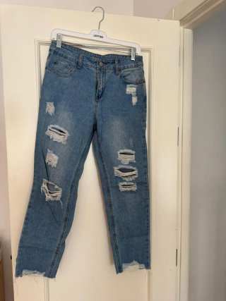 Pantalones vaqueros grises,azul oscuros y claro