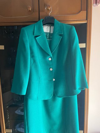Traje chaqueta verde talla M