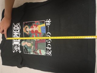 Camiseta One Piece Negra
