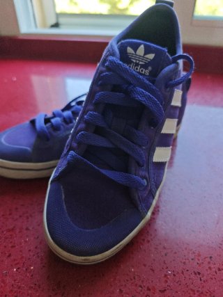 Zapatillas Adidas Honey Stripes lona morado