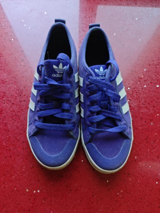 Zapatillas Adidas Honey Stripes lona morado