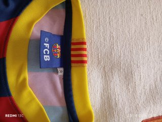 Camiseta niño FC Barcelona Qatar Airways 40 x54cm