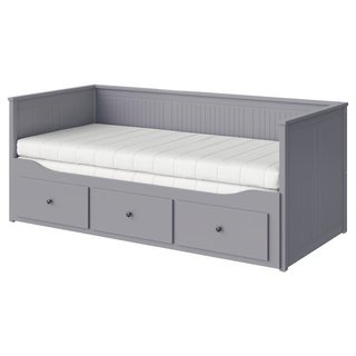 IKEA HEMNES cama doble + 3 cajones + 2 colchones