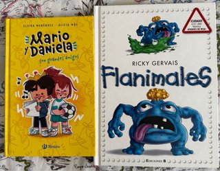 Lote 3 libros: Flanimales + Mario y Daniela