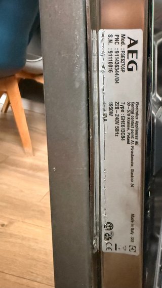 Lavavajillas integrable 60cm AEG FSE52705P